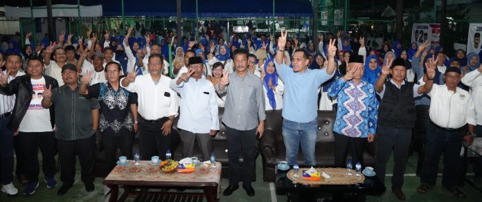 Dialog dan kampanye pasangan calon Gubernur dan Wakil Gubernur Kepri, H Muhammad Rudi dan H Aunur Rafiq di Kecamatan Batuaji pada Sabtu malam (28/9/2024). F, dok tim Rudi-Rafiq