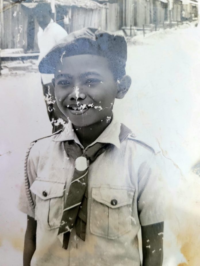 Foto Raja Ariza di masa kecilnya f,dok Lis-Raja