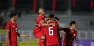 Garuda Muda Ganas, Indonesia Taklukkan Maladewa 4-0 di Laga Perdana Kualifikasi Piala Asia U-20 2025 Tim U-20 Indonesia mengalahkan Maladewa dengan skor 4-0, pada laga perdana Grup F Kualifikasi Piala Asia U-20 2025 di Stadion Madya, Senayan, Jakarta, Rabu (25/9). f,pssi