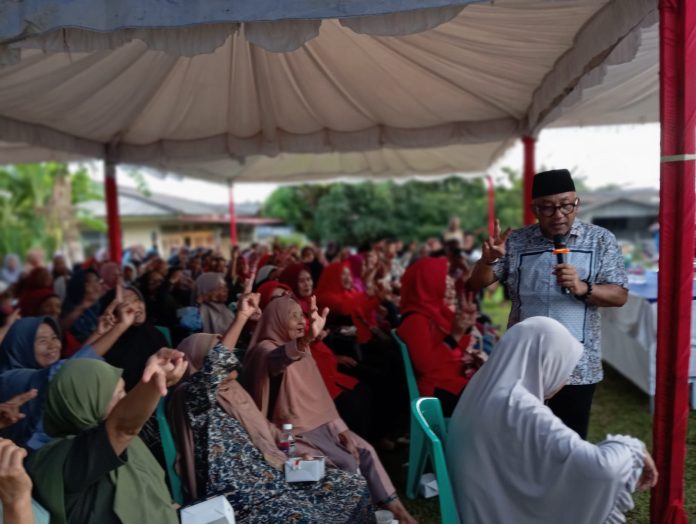 Calon Wali Kota Tanjungpinang, Lis Darmansyah, terus berfokus pada program pro rakyat dalam setiap kampanyenya. F, dok tim Lis-Raja