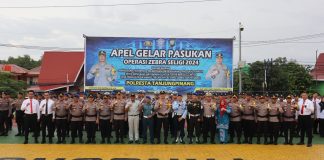 Operasi Zebra Seligi 2024 Mulai Digelar Hari Ini Sampai 27 Oktober Kapolresta Tanjungpinang Kombes Pol. Budi Santosa, memimpin apel gelar pasukan Operasi Zebra Seligi 2024 di Polresta Tanjungpinang, Senin (14/10/2024). F, Polresta Tanjungpinang