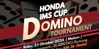 Dialer Honda Indoprof Motor Sejati Gelar Turnamen Domino. Membangun Silaturahmi di Pulau Bintan Dialer Resmi Honda terbesar di pulau Bintan, Indoprof Motor Sejati (IMS), mengadakan Turnamen Domino di dekat SDN 003 Gunung Kijang, Desa Teluk Bakau, Rabu (23/10/2024) malam. F, kiriman untuk BI