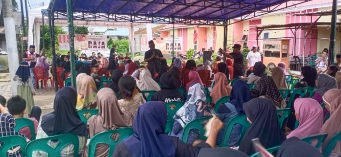 Kampung Wonosari, Jalan Lembah Merpati, Kelurahan Batu IX, Kecamatan Tanjungpinang Timur, menjadi salah satu titik dukungan signifikan, dengan warga bertekad memenangkan pasangan ini hingga 97 persen suara. f,tim Lis-Raja