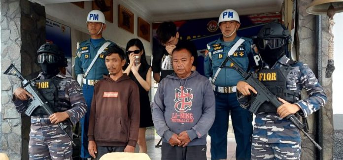 Dua Warga Negara Asing (WNA) asal Cina yang sebelumnya diamankan oleh Pangkalan Angkatan Laut (Lanal) Bintan beberapa waktu lalu, f, Lanal Bintan