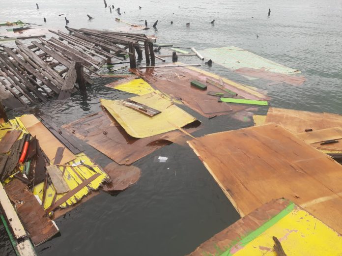 Banjir rob akibat pasang air laut kembali melanda sejumlah wilayah di Provinsi Kepulauan Riau (Kepri) pada Selasa (17/12). F, BPPD Kepri