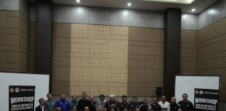 PSSI dan LPDUK Gelar Workshop Simulasi Instruktur Kursus Kepelatihan Lisensi D di Bogor Kabupaten Bogor menjadi saksi pelaksanaan Workshop Simulasi Instruktur Kursus Kepelatihan Lisensi D yang digelar oleh PSSI bekerja sama dengan Lembaga Pengelola Dana dan Usaha Keolahragaan (LPDUK) KEMENPORA f, Pssi