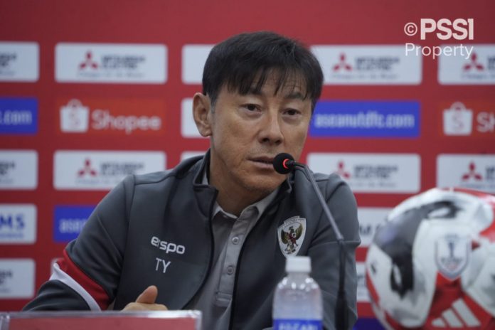 Pelatih Timnas Indonesia, Shin Tae-yong, menegaskan kesiapan timnya menjelang pertandingan pembuka Grup B ASEAN Mitsubishi Electric Cup (AMEC) 2024 melawan Myanmar. F, pssi