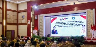 LKPP Gelar Kegiatan Percepatan Implementasi Katalog Elektronik Versi 6.0 di Tanjungpinang Lembaga Kebijakan Pengadaan Barang/Jasa Pemerintah (LKPP) menggelar kegiatan Percepatan Implementasi Katalog Elektronik Versi 6.0 di Aula Wan Seri Beni, Dompak, Tanjungpinang, Selasa (21/1/2025). F, diskominfo Kepri