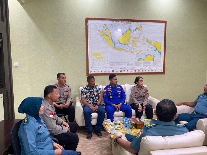 Kapolres Bintan AKBP Yunita Stevani, melakukan kunjungan silaturahmi ke Mako Fasharkan Mentigi Lantamal IV, Kamis, (23/1/25). F, Polres Bintan