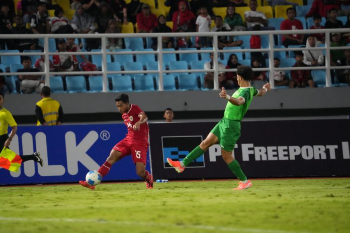 Timnas Indonesia U-20 harus mengakui keunggulan Suriah dengan skor 0-2 dalam laga Mandiri U-20 Challenge Series 2025 di Stadion Gelora Delta, Sidoarjo, Senin (27/1). f,pssi
