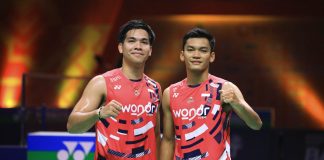 Fikri/Daniel Perdana Melaju ke Final Sejak Berpasangan, Siap Rebut Gelar Juara Muhammad Shohibul Fikri/Daniel Marthin berhasil melangkah ke final setelah menumbangkan pasangan Thailand, Kittinupong Kedren/Dechapol Puavaranukroh, dengan skor meyakinkan 21-17, 21-13 f,pbsi