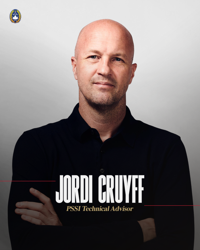 PSSI (Persatuan Sepak Bola Seluruh Indonesia) resmi mengumumkan penunjukan Jordi Cruyff sebagai Penasihat Teknis. F, pssi