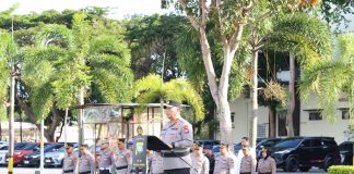 Kapolda Kepri Ingatkan Jajarannya Tidak Ada Toleransi Bagi Anggota Terlibat Narkoba Peringatan Hari Kesadaran Nasional di Lapangan Bhayangkara Polda Kepri, Senin (17/3/2025), f,Polda Kepri