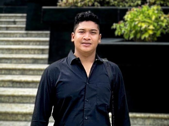 Ketua Jaringan Pengawas Kebijakan Pemerintah (JPKP) Provinsi Kepulauan Riau, Adiya Prama Rivaldi f, dok