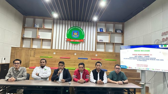 Serikat Pekerja Pertamina Unit Pemasaran I (SPP UPms I) menyatakan dukungan penuh terhadap upaya pemberantasan korupsi di lingkungan Pertamina, f,Pertamina