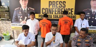 Polresta Tanjungpinang Tangkap Dua Pria Terkait Peredaran Narkotika, 228 Gram Sabu Diamankan