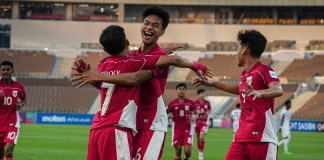 Timnas U-17 Indonesia Menuju Piala Dunia U-17 2025 Usai Kalahkan Yaman di Piala Asia U-17 Timnas U-17 Indonesia kemenangan telak 4-1 atas Yaman U-17 pada laga kedua penyisihan Grup C yang digelar di Stadion Prince Abdullah Al Faisal Sports City, Jeddah, Arab Saudi, Senin (7/4).f, pssi