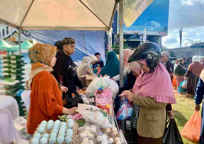 Gerakan Pangan Murah (GPM) yang digelar Dinas Pertanian, Pangan, dan Perikanan (DPPP) Kota Tanjungpinang bekerja sama dengan Bank Indonesia Perwakilan Kepri, mendapat sambutan antusias dari masyarakat. F, diskominfo Tanjungpinang