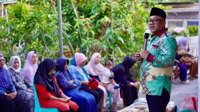 Walikota Tanjungpinang saat menyampaikan sambutan kepada warga Tanjungpinang beberapa waktu lalu. F, diskominfo Tanjungpinang