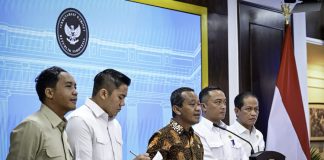Presiden Prabowo Perintahkan Evaluasi Langsung Izin Tambang di Kawasan Raja Ampat Menteri Energi dan Sumber Daya Mineral, Bahlil Lahadalia, menyampaikan keterangannya di Istana Kepresidenan Jakarta, pada Selasa, 10 Juni 2025. (Foto: BPMI Setpres)