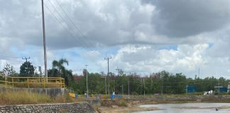 Atasi Krisis Air, Tirta Kepri Lakukan Langkah Darurat, Koneksikan Pipa Sungai Pulai ke Waduk Gesek Ketinggian air di waduk Gesek saat ini hanya mencapai 30-40 Sentimeter. F, Tirta Kepri